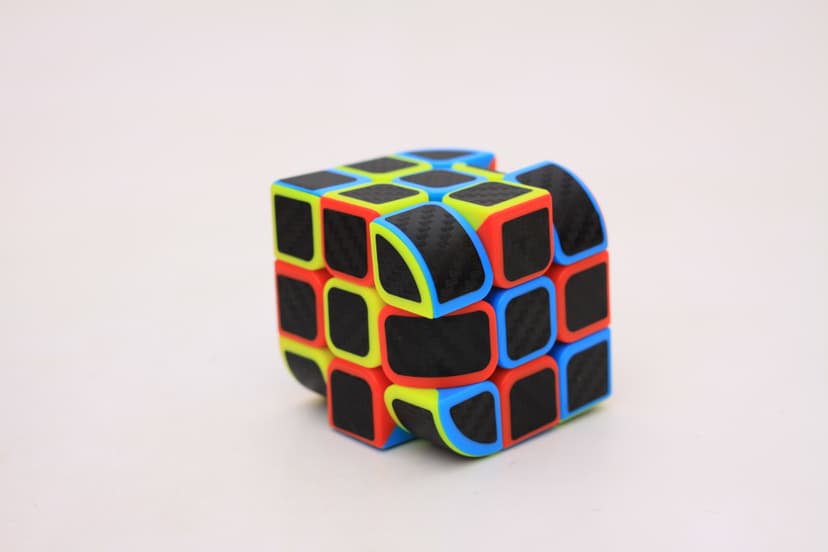 Z-Cube 3x3 Penrose Cube with carbon-fibre stickers image 6