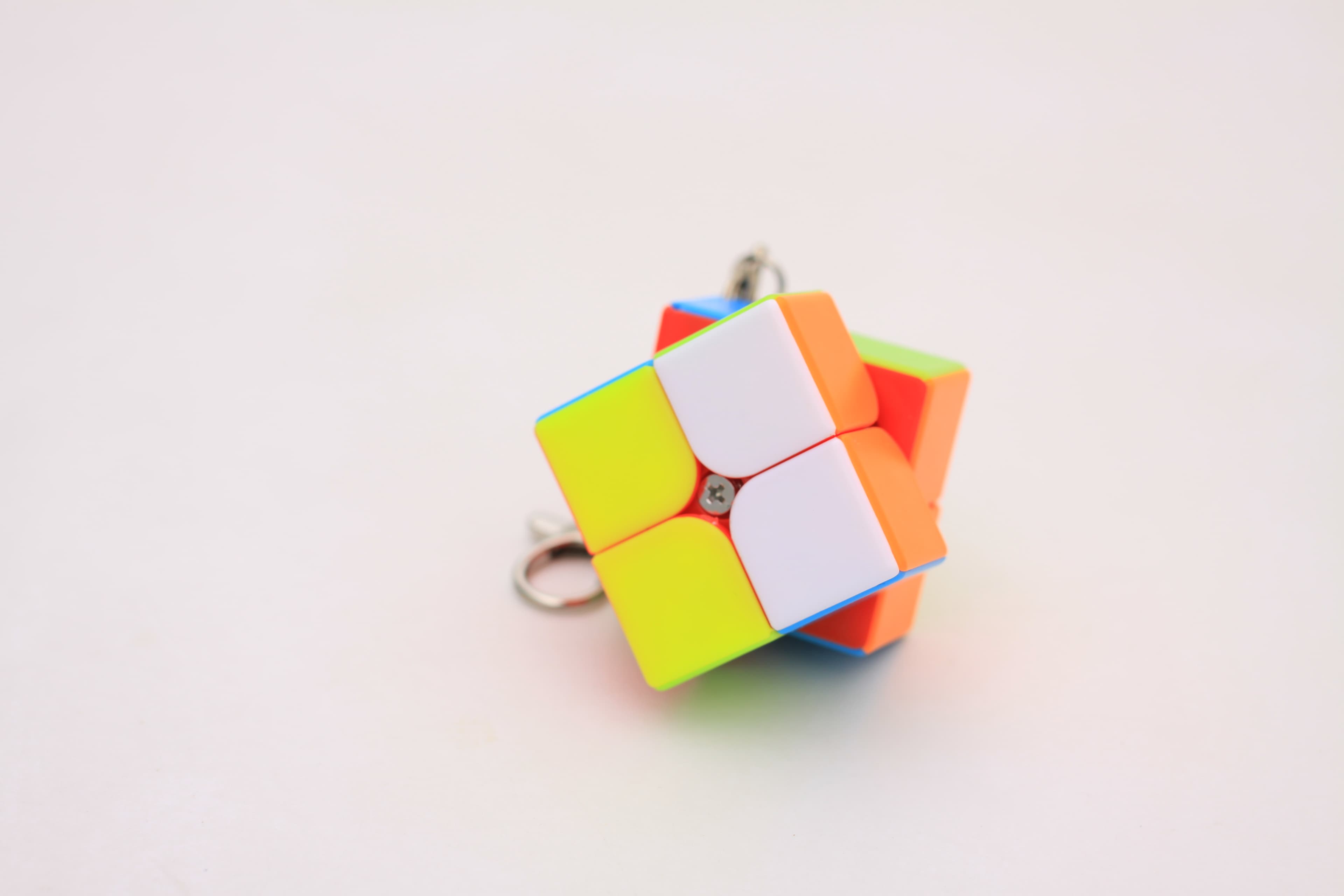2x2 Cube keychain image 1