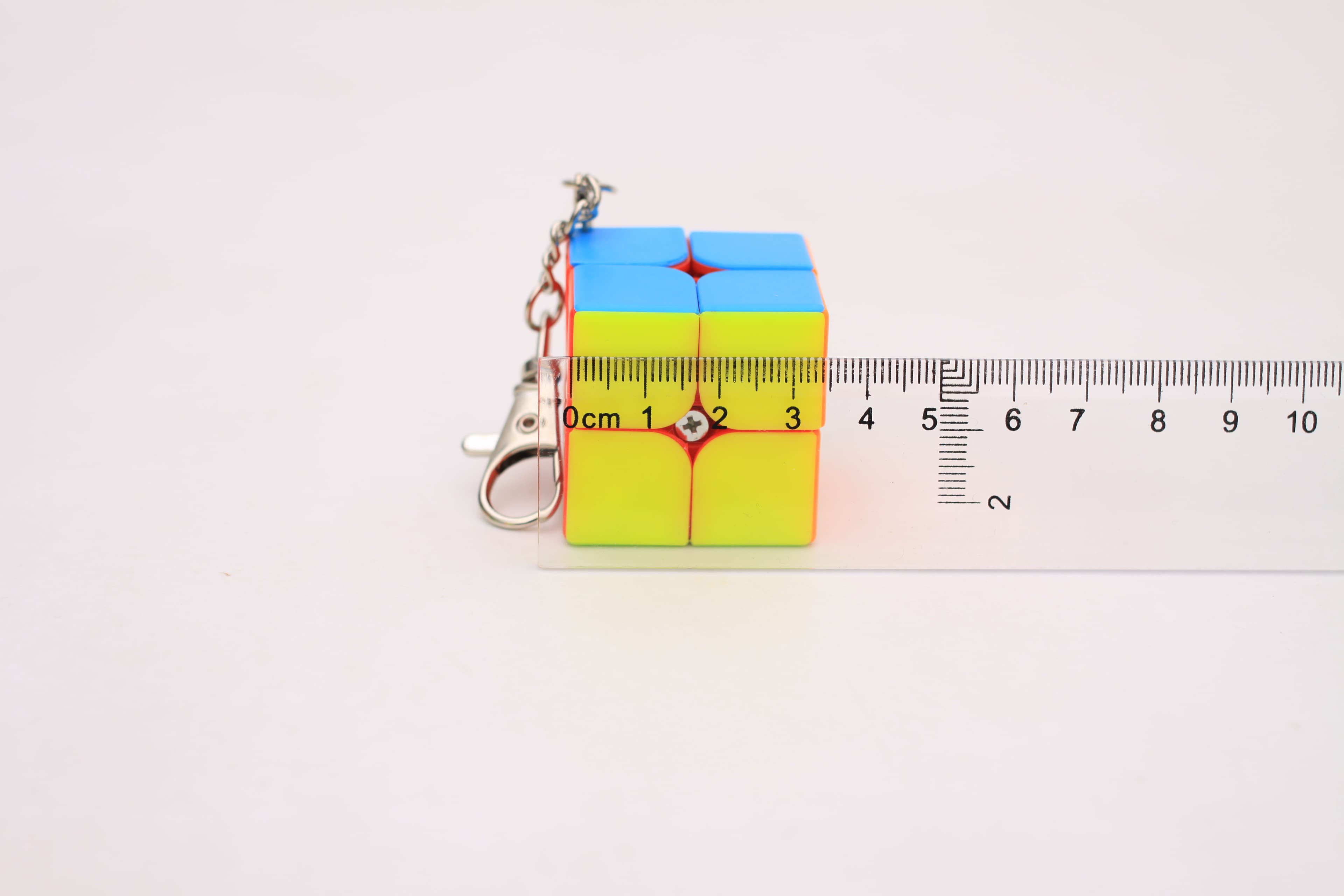 2x2 Cube keychain image 3