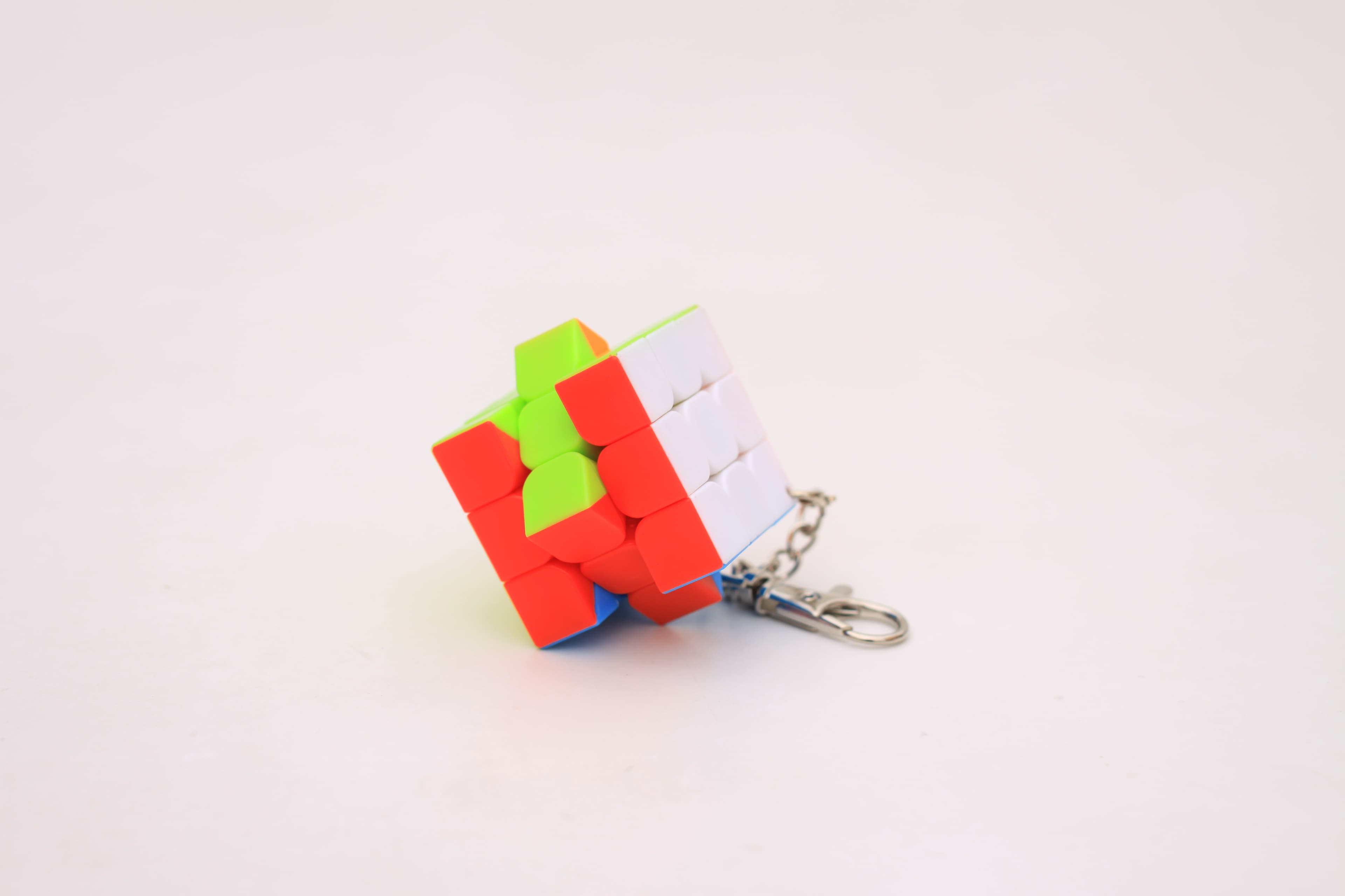 3x3 Cube keychain image 1