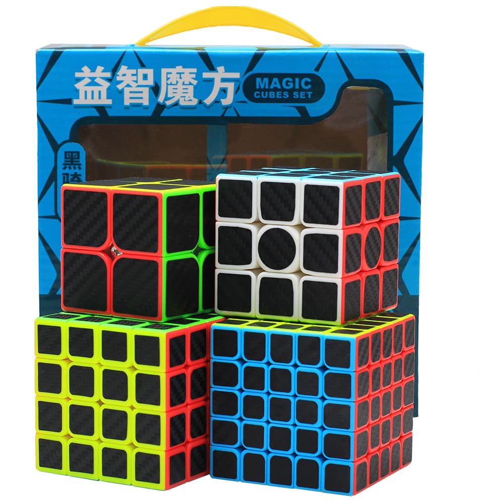 Z-Cube Four Cubes Set with carbon-fibre stickers - 2-5-set image 2