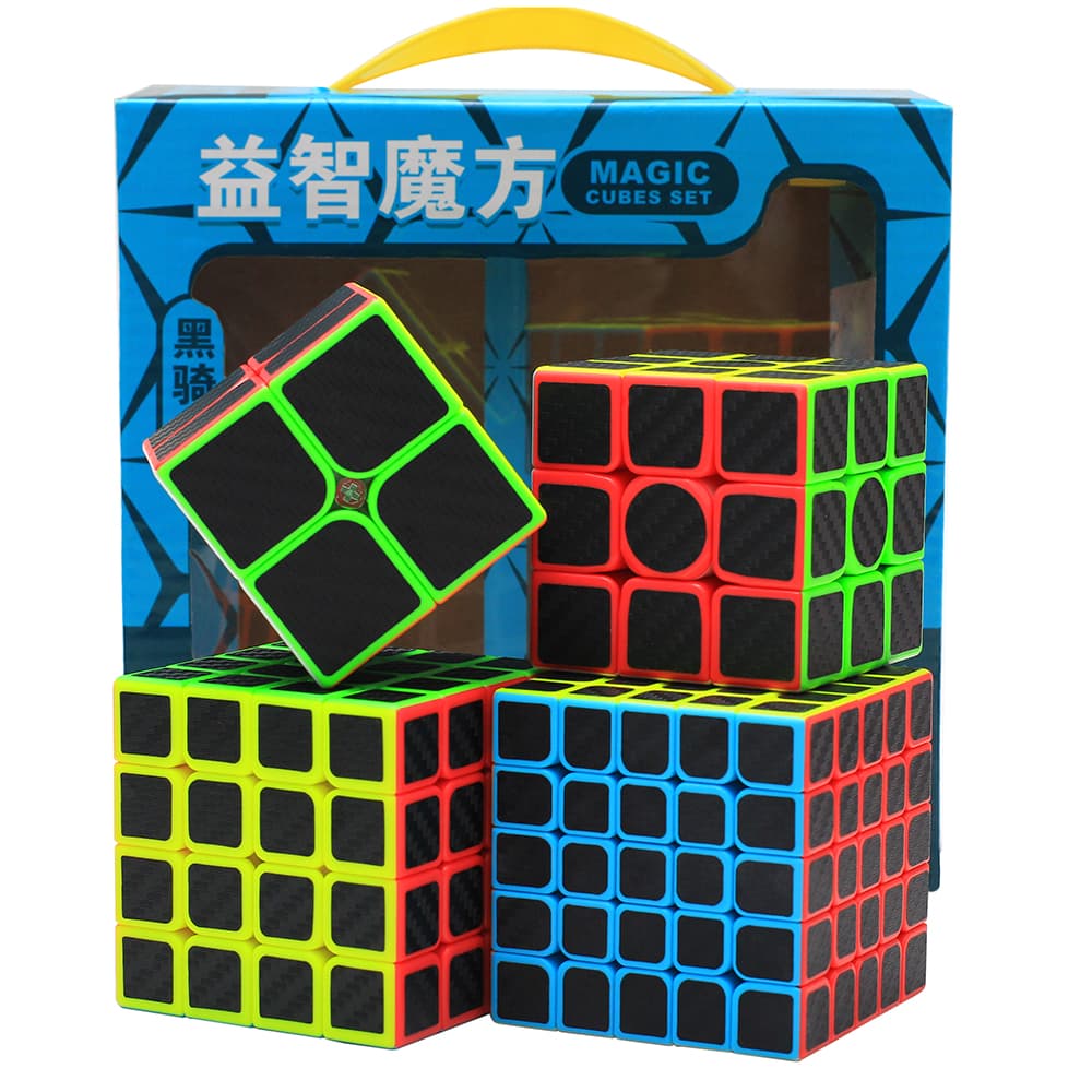 Z-Cube Four Cubes Set with carbon-fibre stickers - 2-5-set image 3