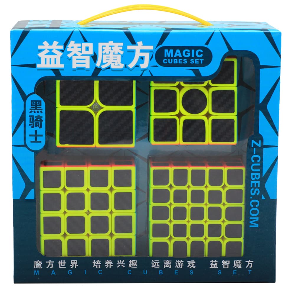 Z-Cube Four Cubes Set with carbon-fibre stickers - 2-5-set image 4