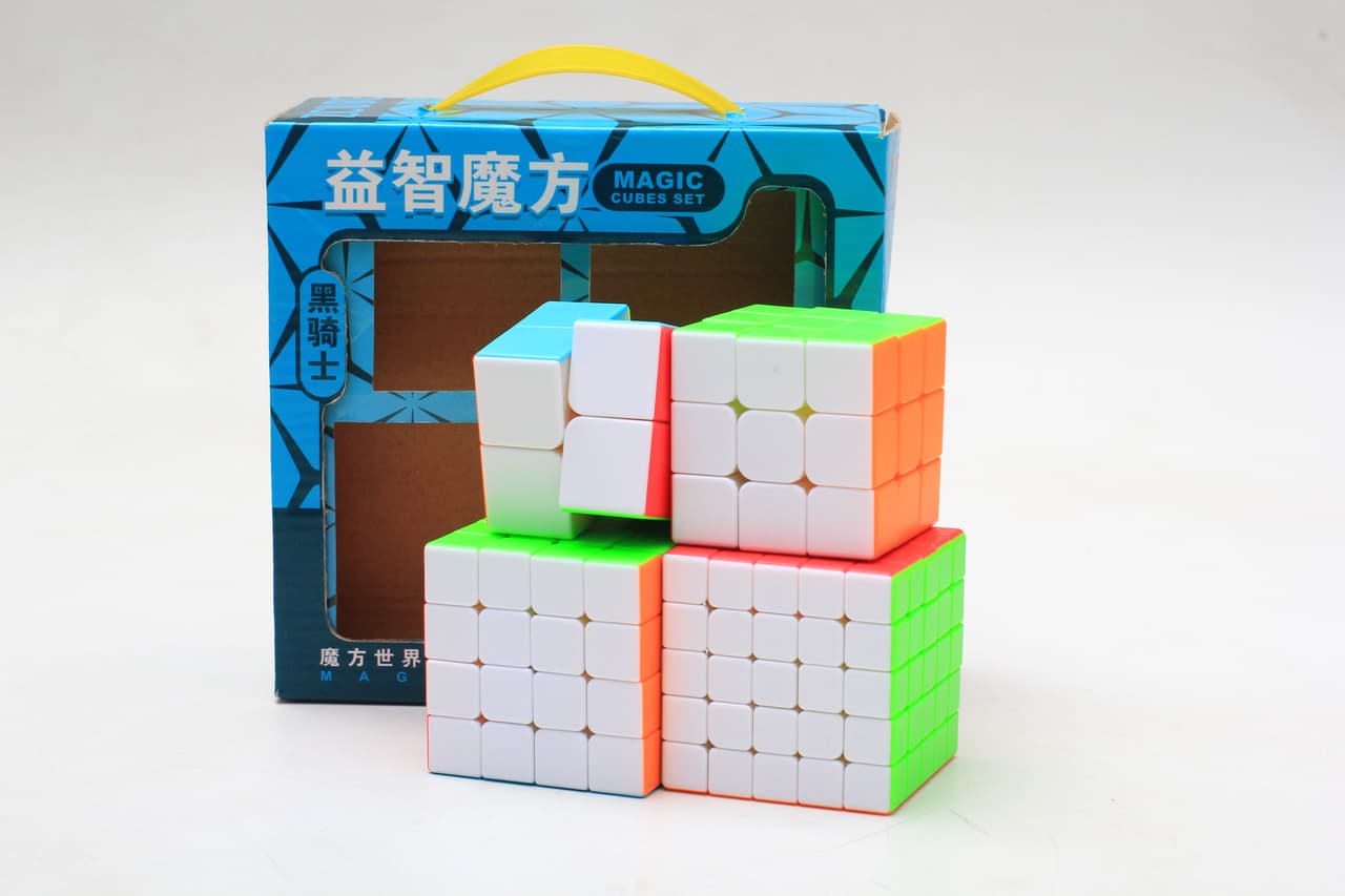 Z-Cube Four Cubes Set - Stickerless image 1