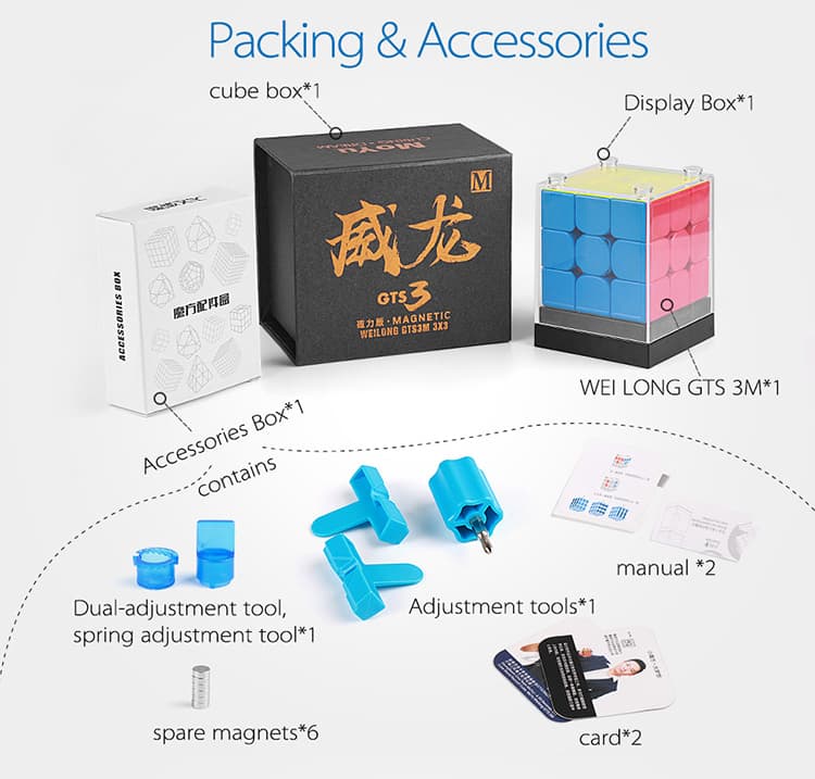 MoYu 3x3 Weilong GTS3 M image 2