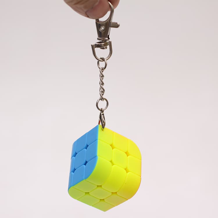 mini Penrose cube with keychain
