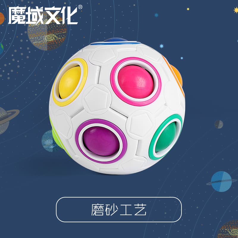 Moyu rainbow ball 6.5cm image 2