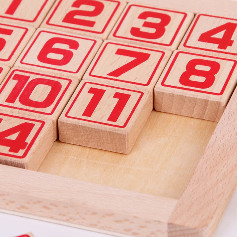 Digital Puzzlenumber 1-15 - red image 2