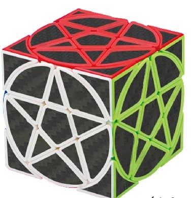 Pentacle Cube with carbon-fibre stickers image 1