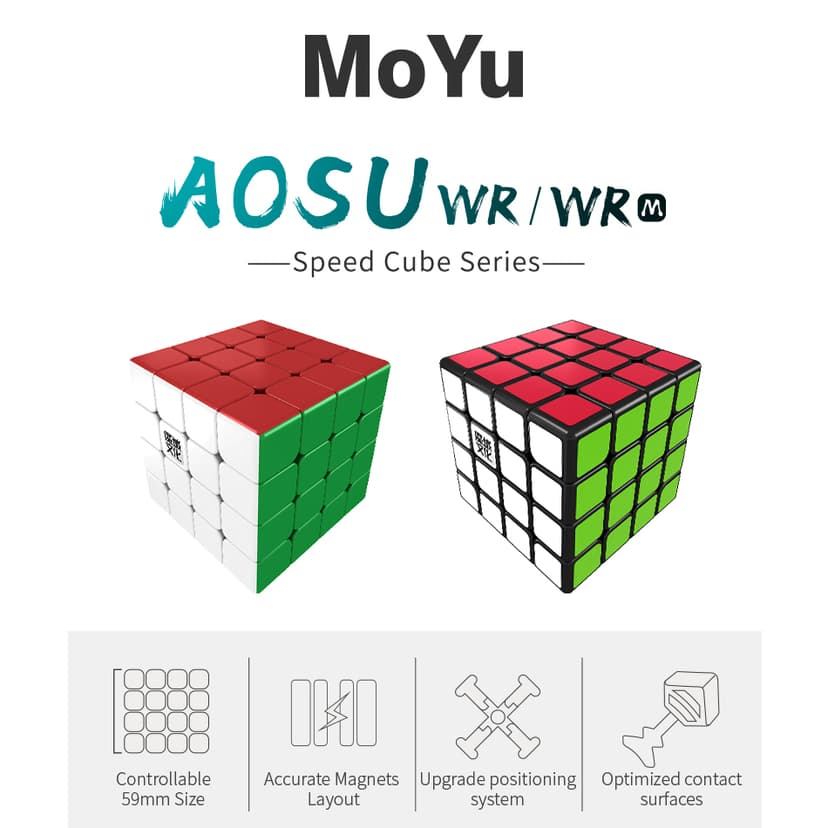 MoYu AoSu WR M 4x4x4 Cube - Stickerless image 3