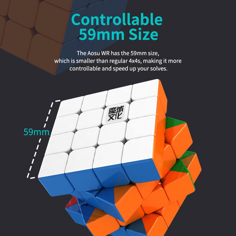 MoYu AoSu WR M 4x4x4 Cube - Stickerless image 5