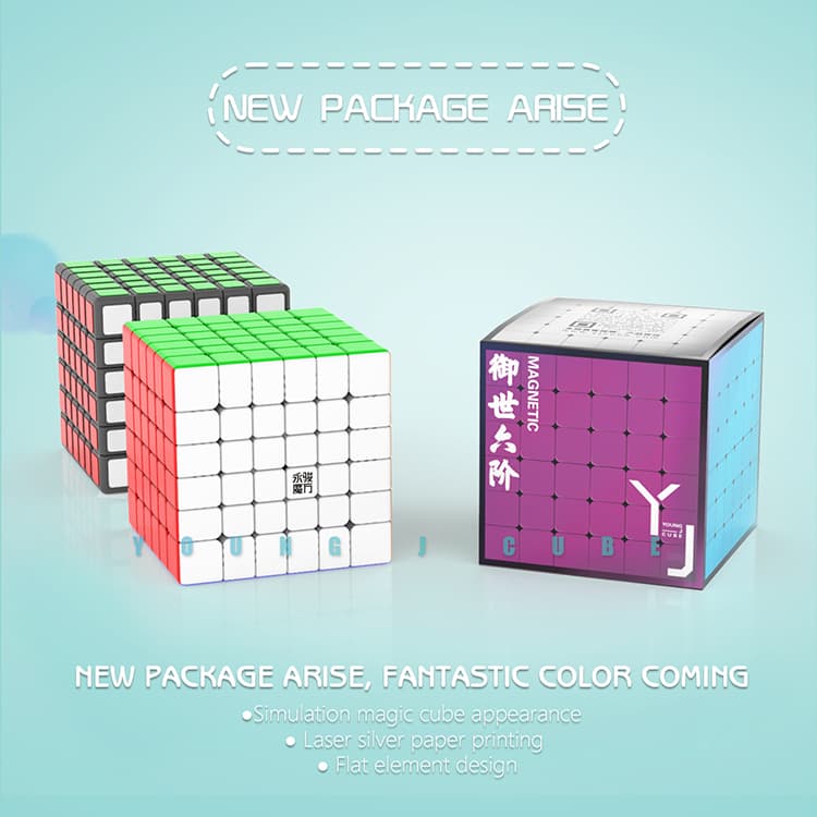 YJ Yushi 6x6x6 M - Stickerless image 2