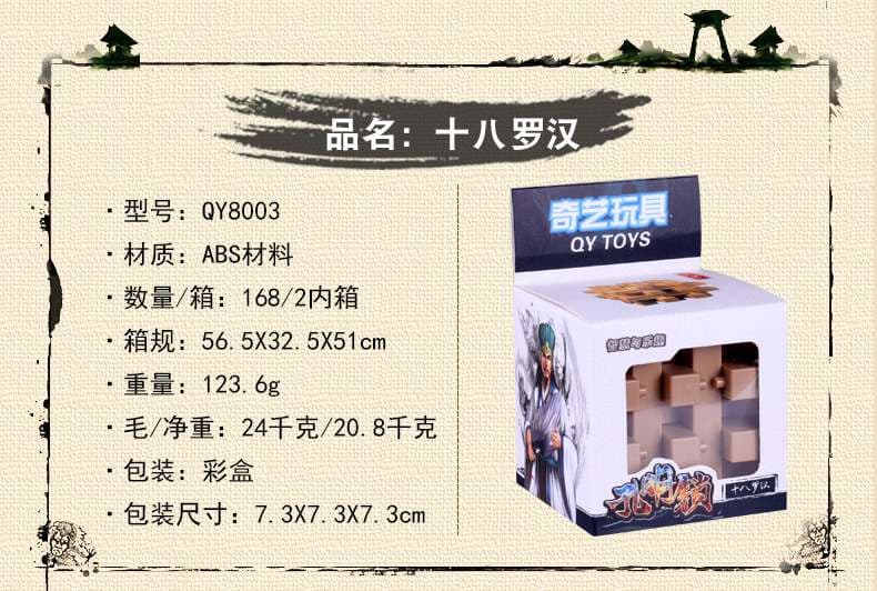 Qiyi Kong Ming Lock Eighteen Lohan image 2