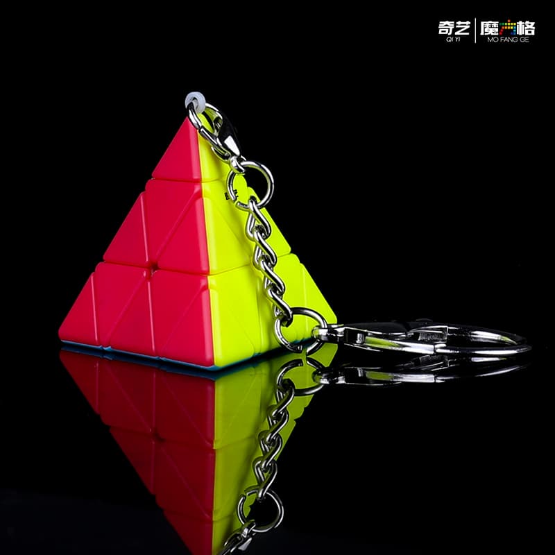 Qiyi Mofangge Pyraminx keychain