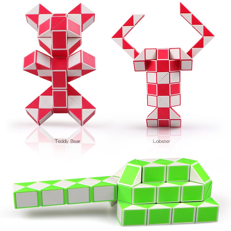 QiYi 72 blocks Magic Snake - Green+white image 3