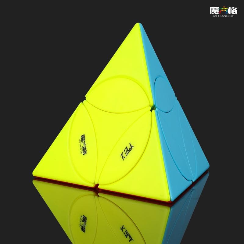 QiYi Mofangge Coin Tetrahedron Pyramind - Stickerless image 1