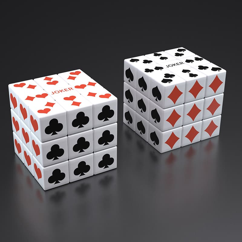 Custom Printed Cube - Poker image 1