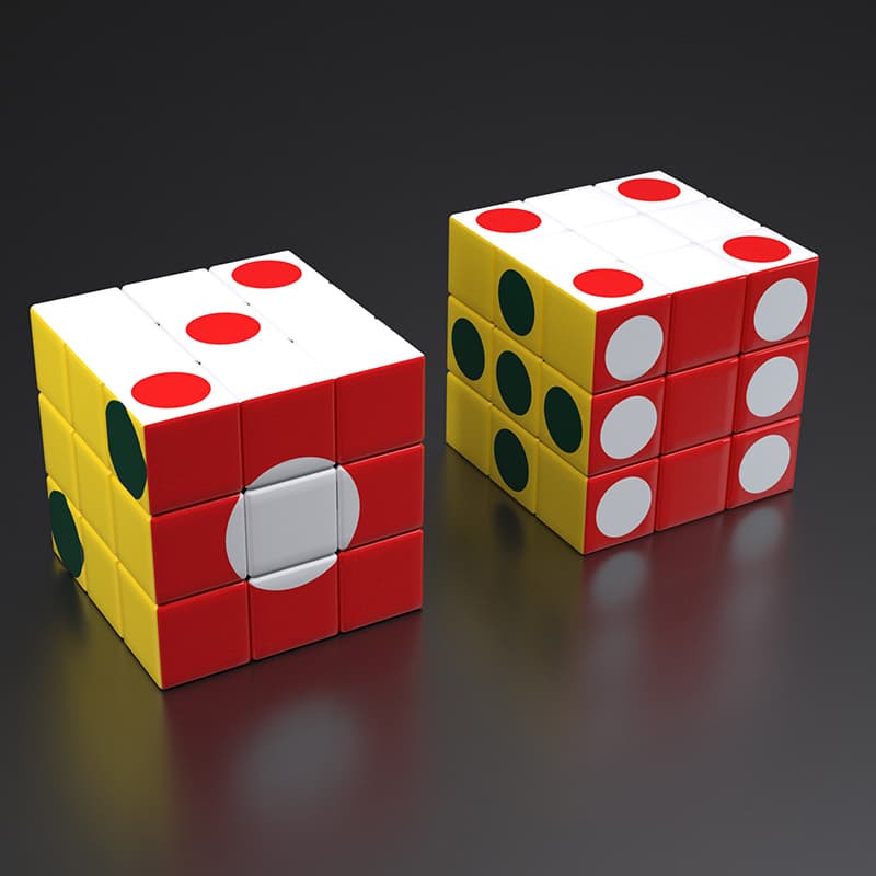 Custom Printed Cube - Dice image 1