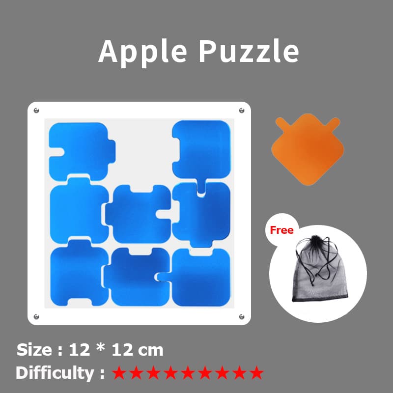 Apple Puzzle - Blue image 1