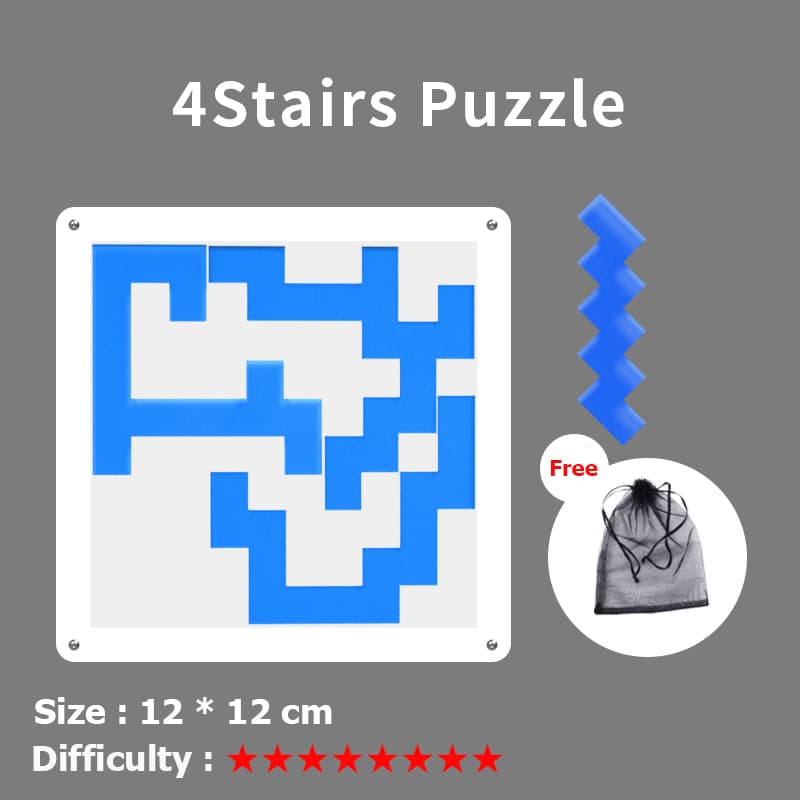 4 Stairs Puzzle image 1