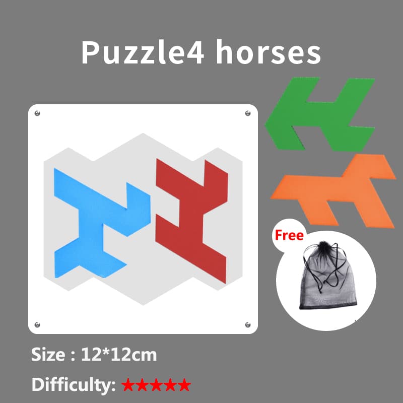 4 Horses Puzzle image 1