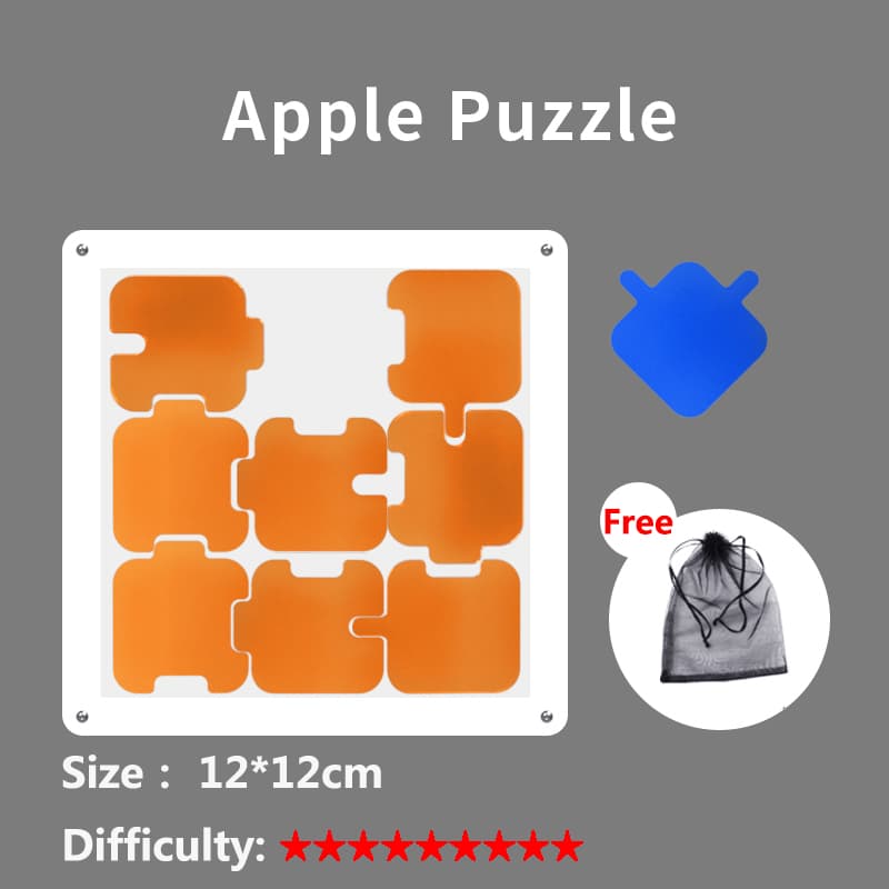 Apple Puzzle - orange image 1