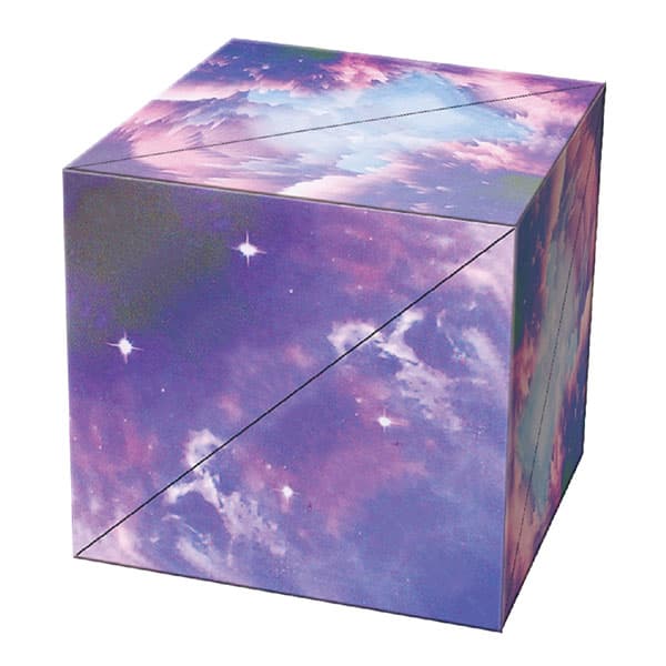 MoYu SHASHIBO Magnetic Folding Cube - trans.purple image 1