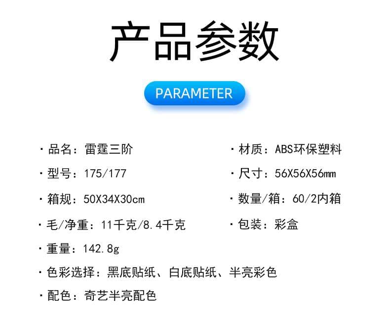 Thunderclap V3 M 3x3 - Stickerless image 7