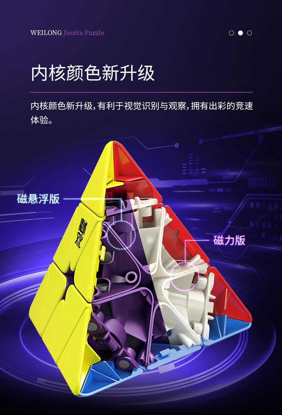 MoYu Weilong Pyraminx Magnetic image 9