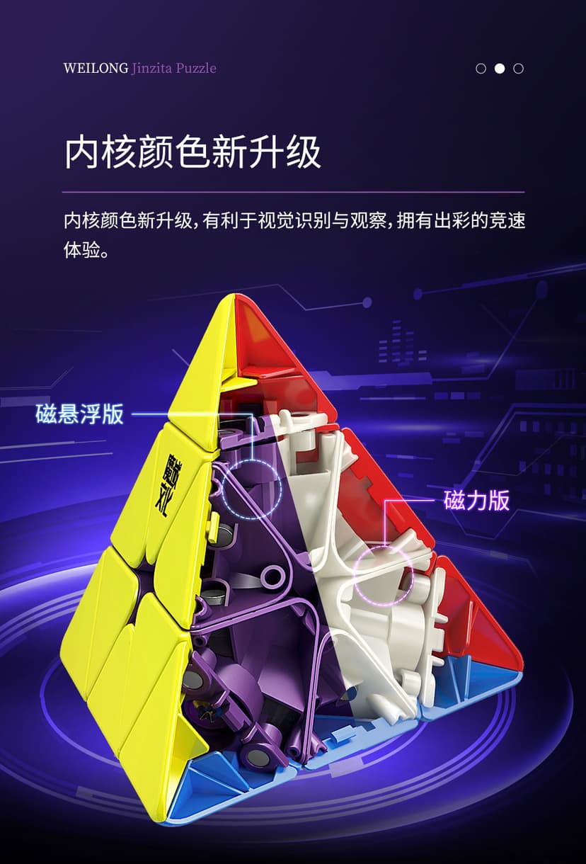 MoYu Weilong Pyraminx Magnetic image 9