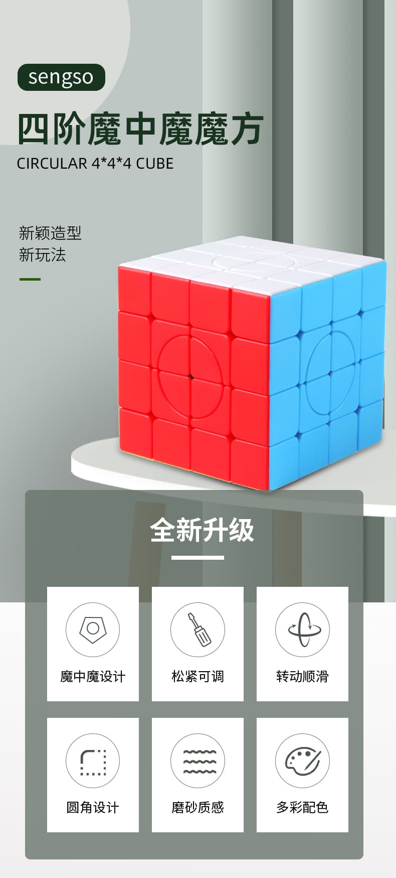 SengSo Crazy 4x4 Cube image 3