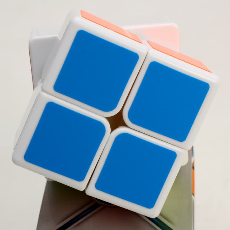 ShengShou 2x2x2 Legend with matt stickers - Black image 1