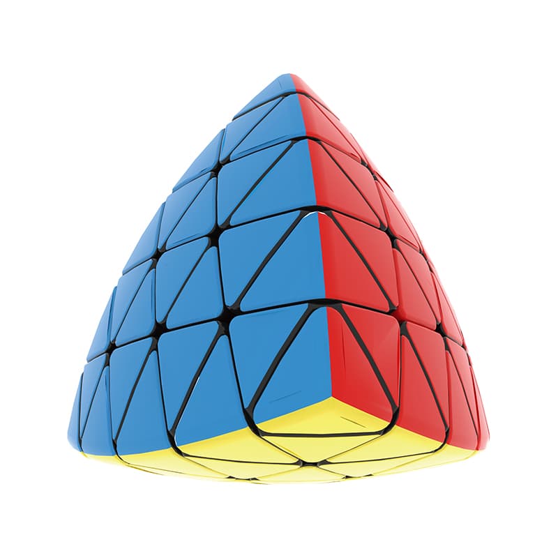 YuXin Huanglong 5x5 Pyraminx - stickerless image 1