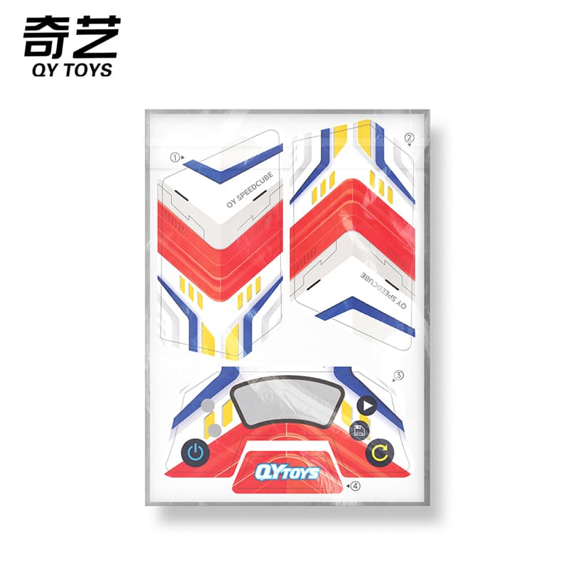 QiYi Speed Timer Sticker - Cool Mecha image 2