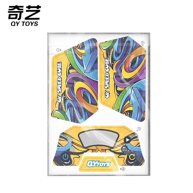 QiYi Speed Timer Sticker - Colorful Space