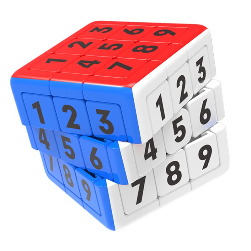 YuXin 3x3 Digital Puzzle Cube - Stickerless image 1