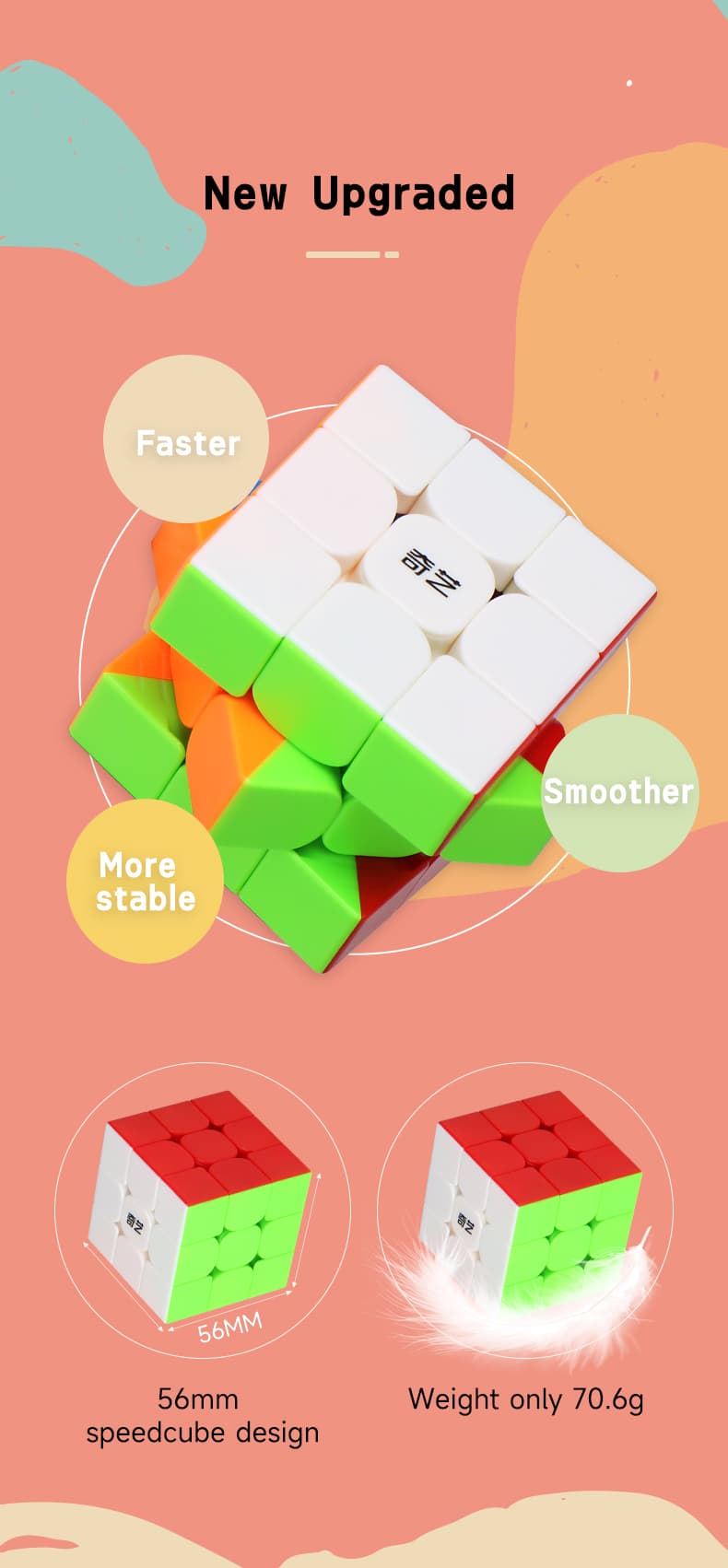 QiYi QiMeng V2 3x3 - Stickerless image 11