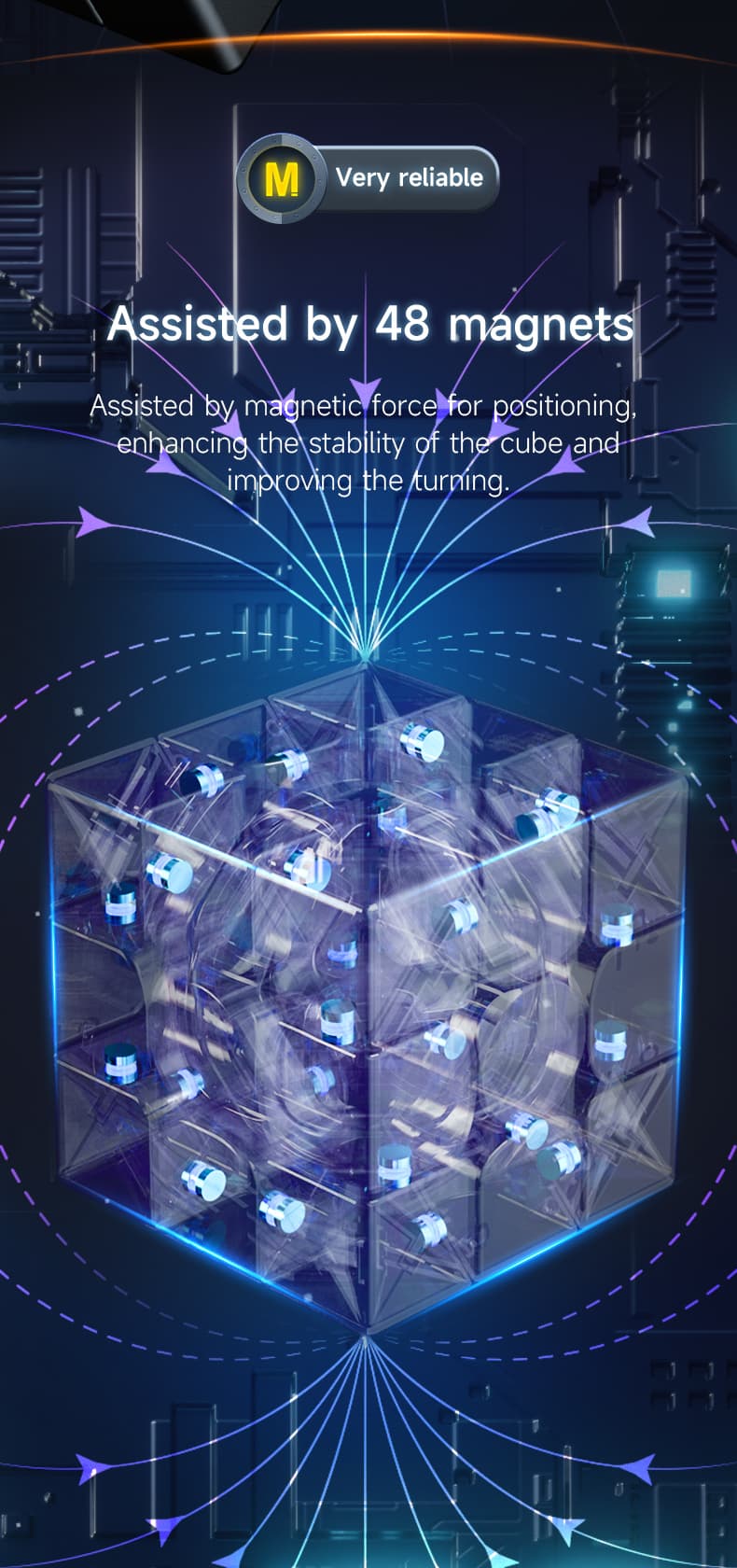 QiYi Magnetic Pro 3x3 Maglev - stickerless image 10