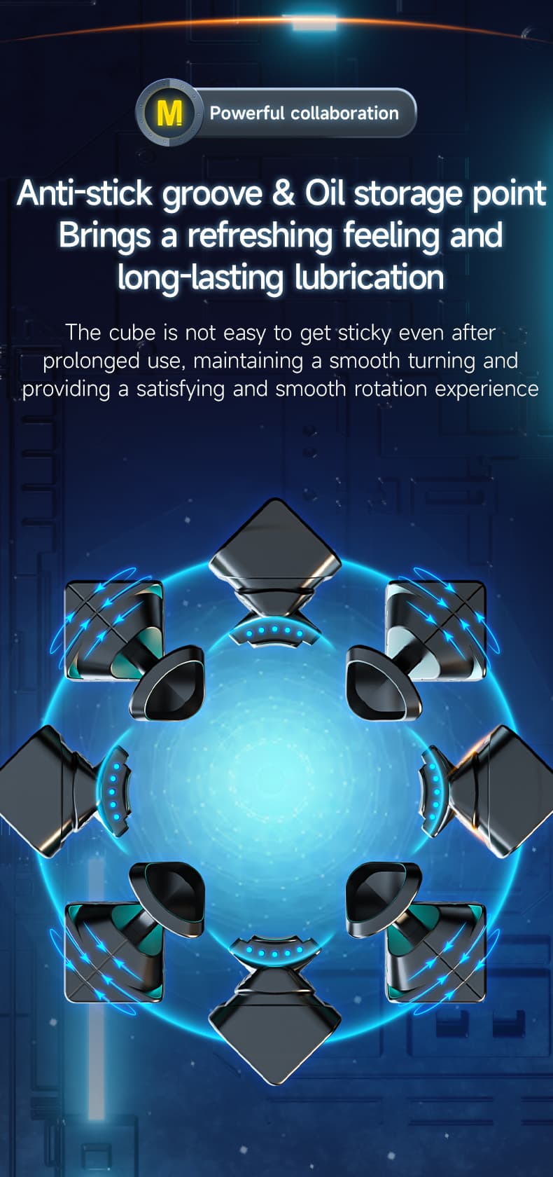 QiYi Magnetic Pro 3x3 Maglev - stickerless image 12