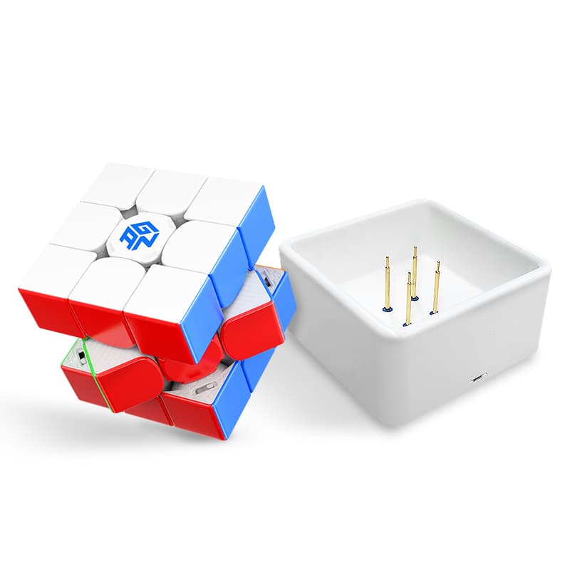 GAN 12 UI Free Play 3x3 Bluetooth Smart Cube (Standard Charger) image 1