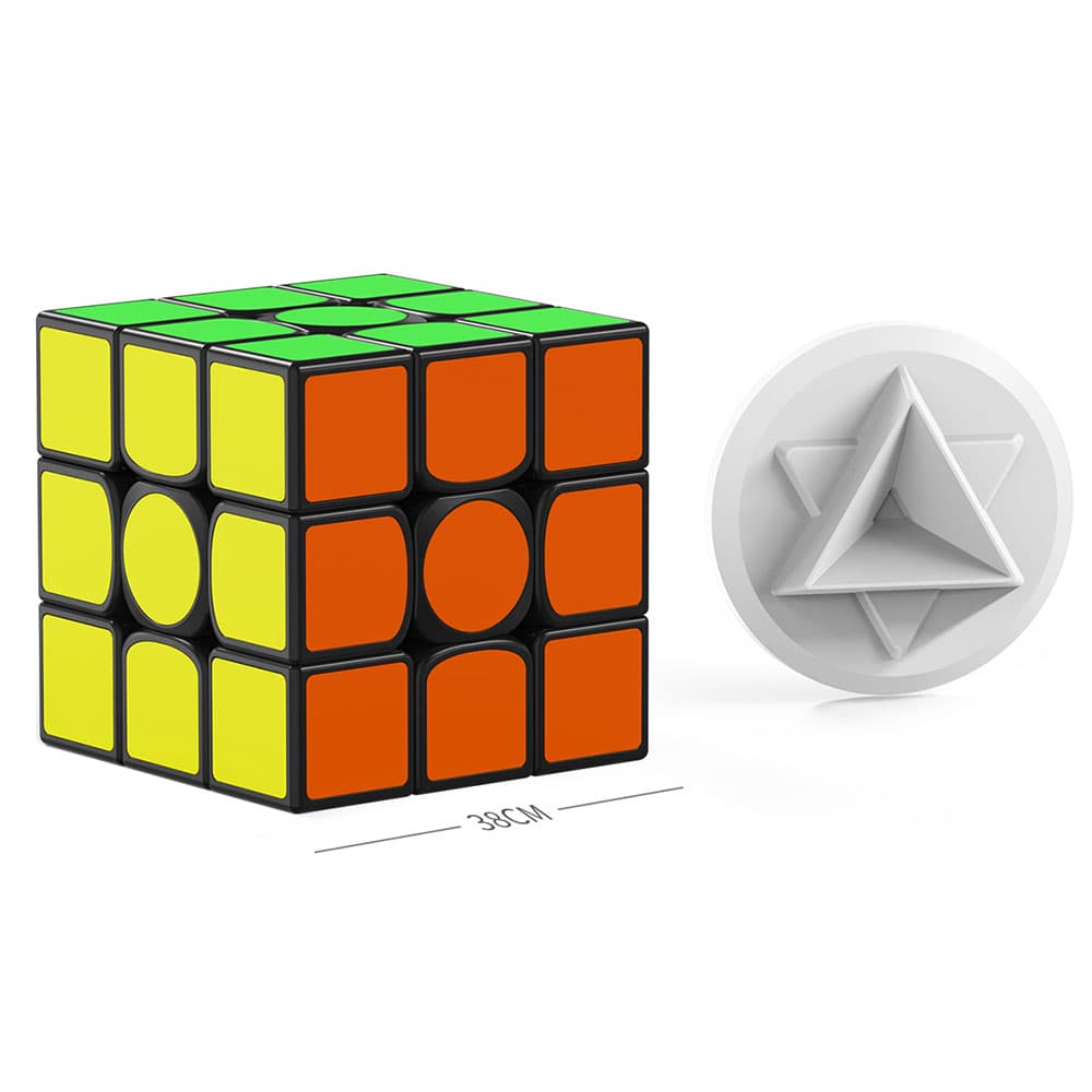 QiYi Warrior Plus Max 3x3 (38cm) - Black image 1