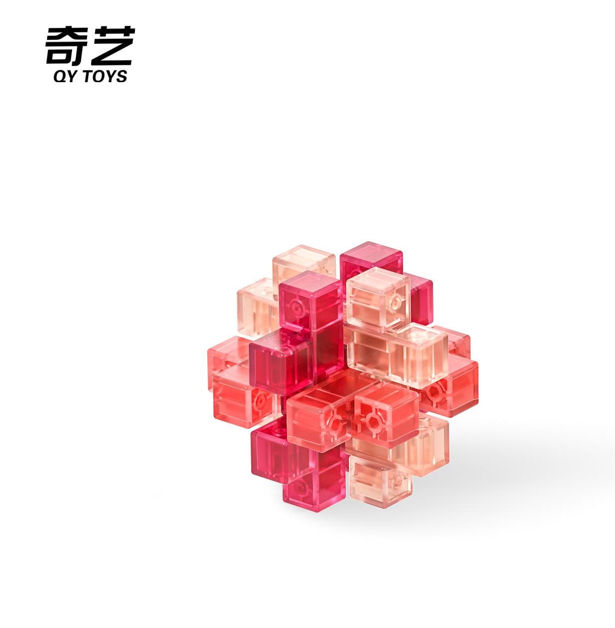 QiYi KML Shape Lock - Trans.Red image 1