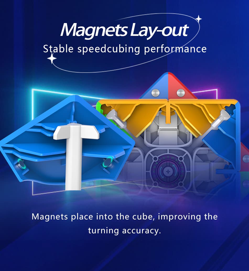 DianSheng 9CM Googol Magnetic 2x2 - Stickerless image 11