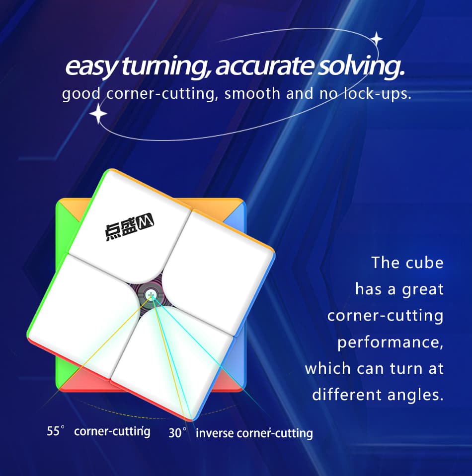 DianSheng 9CM Googol Magnetic 2x2 - Stickerless image 18