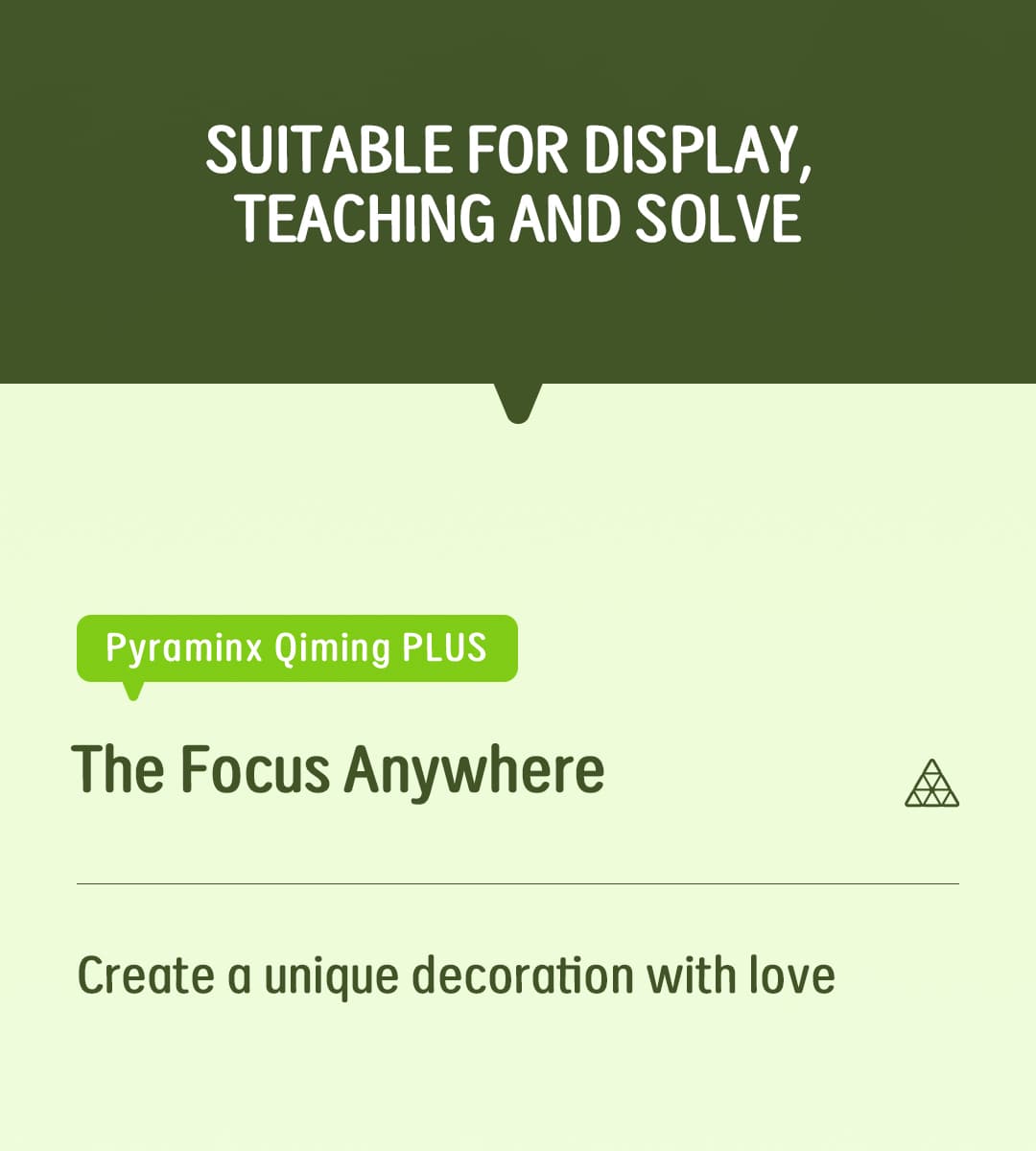 QiYi QiMing Plus Pyraminx - Stickerless image 5