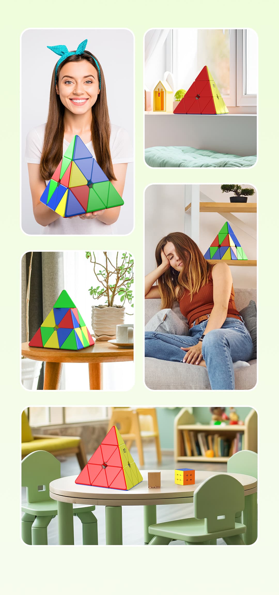 QiYi QiMing Plus Pyraminx - Stickerless image 6