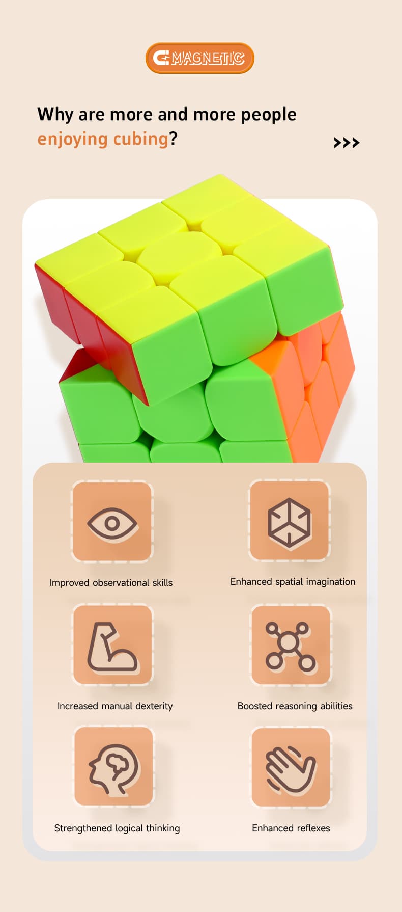 QiYi QiMeng Plus M 3x3 - Stickerless image 7