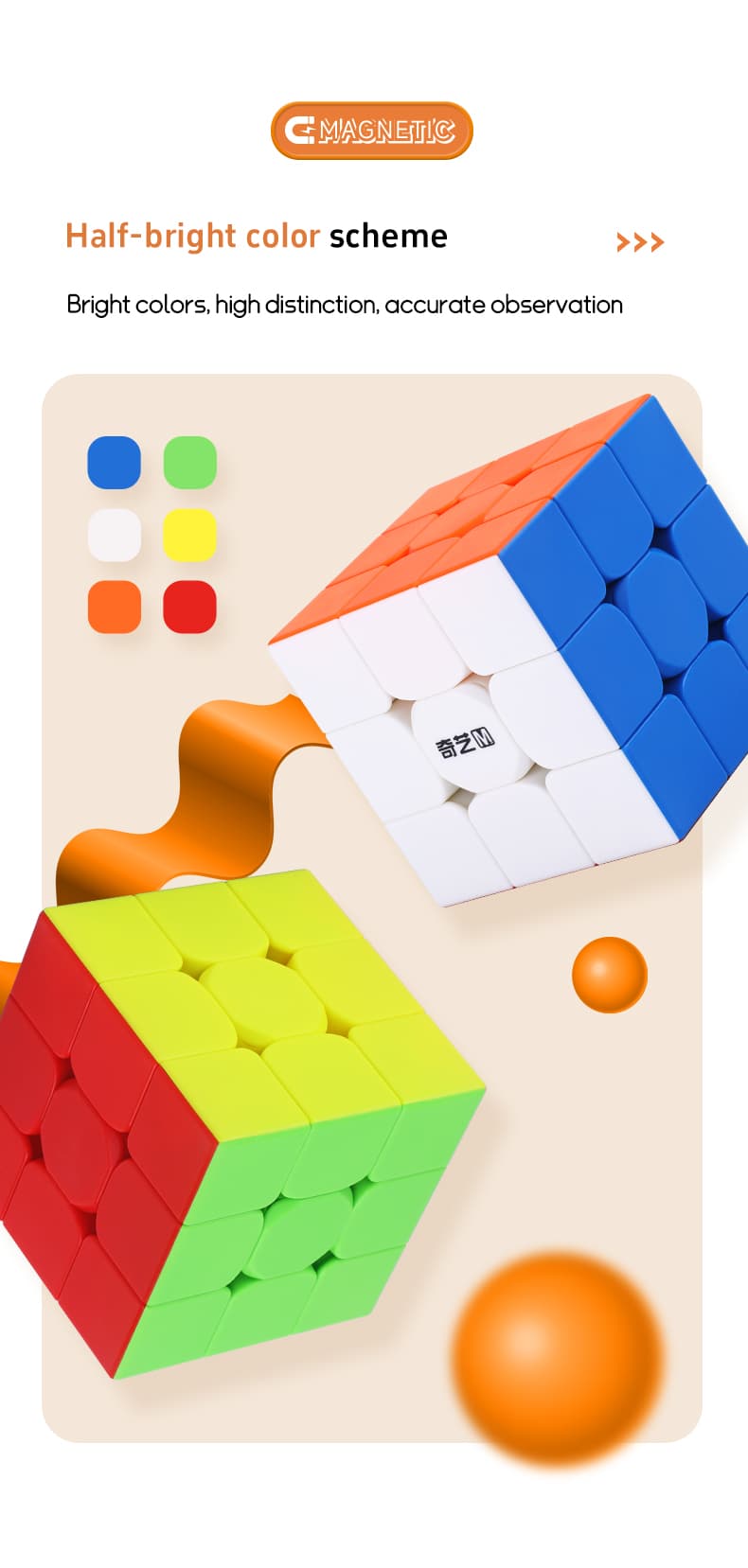 QiYi QiMeng Plus M 3x3 - Stickerless image 11