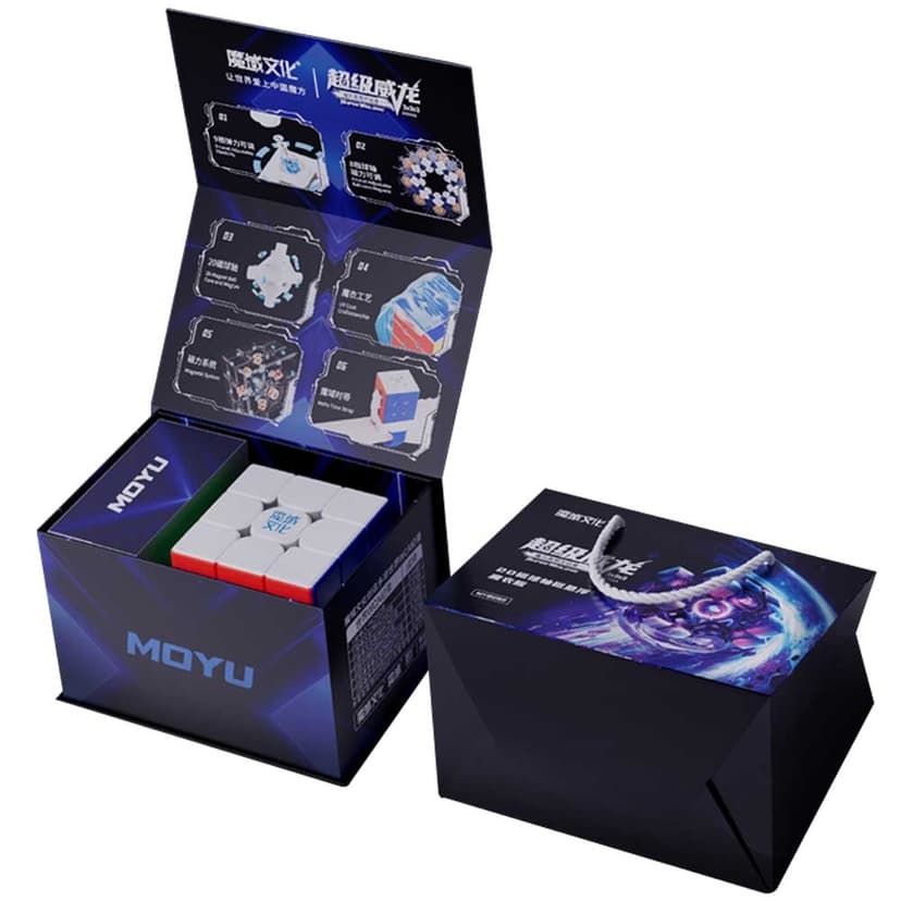 Super Weilong Maglev 3x3 20-Magnet Ball Core UV Lite - Stickerless image 2