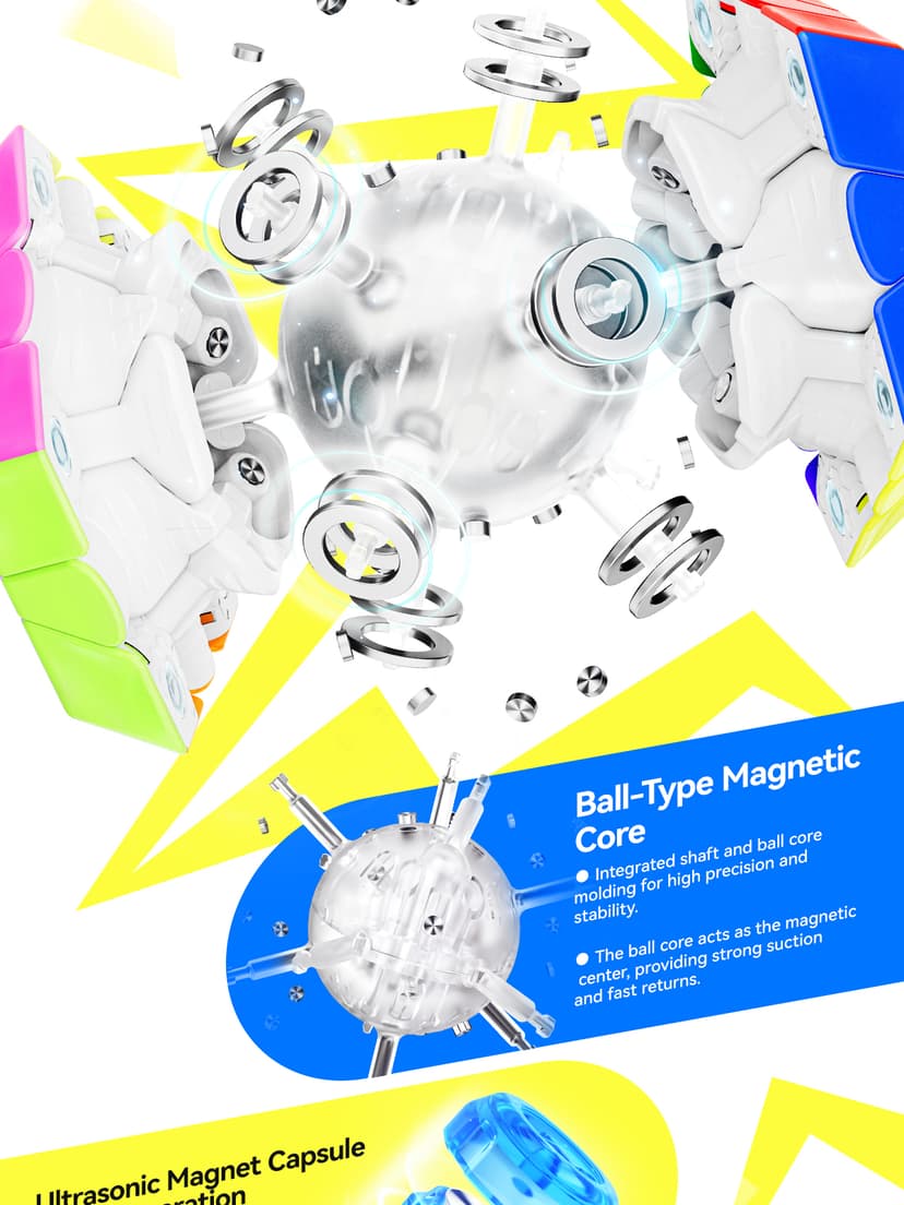 GAN Megaminx V2 Maglev UV (Grey) - Stickerless image 8